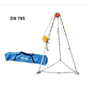 wholesale rescue equipment  outdoors Fire  aluminum Safety emergency rescue tripod with hand winch