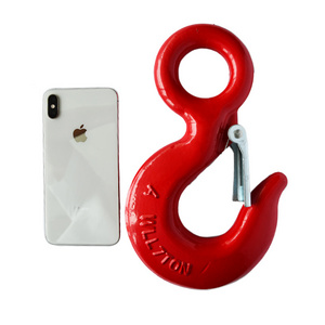 Drop Forged 320A Carbon Steel Lifting Eye Hook with Safety Latch