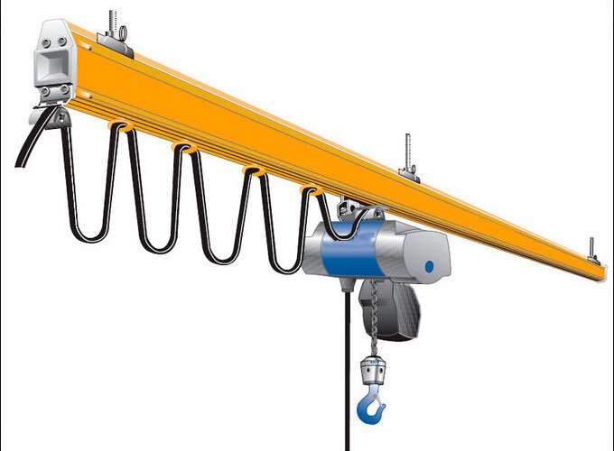 Hot Sale Rail Flexible Light System Single/ Double Beam Suspension  hoist orbit track bridge crane