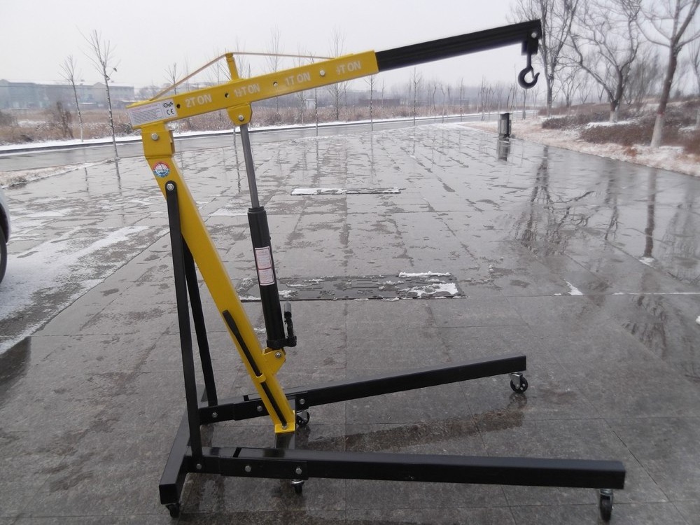 2 Ton Folding Engine Hoist Hydraulic Lifting Hoist Shop Crane