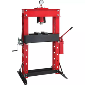 Hot sale 6 ton 10 ton 12 ton 20 ton 30 ton Vehicle Equipment with gauge with hand winch press machine hydraulic shop press