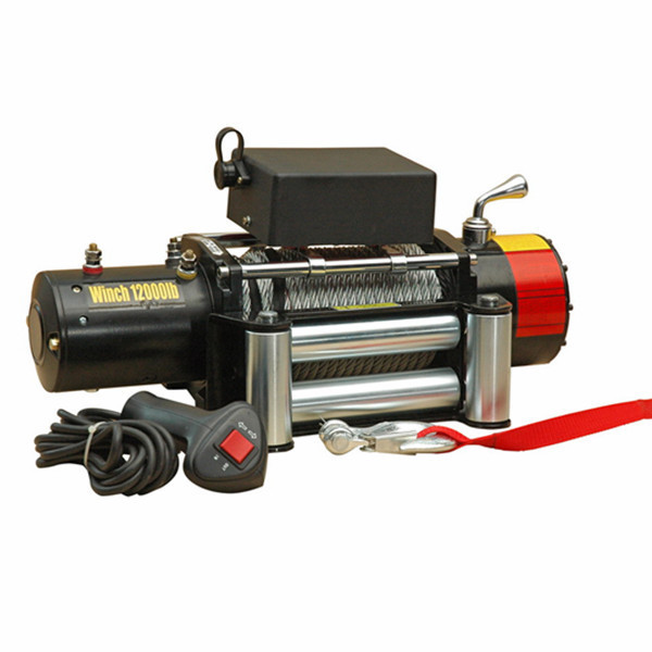 7 ton 15000lbs electric winch for hoist with control box