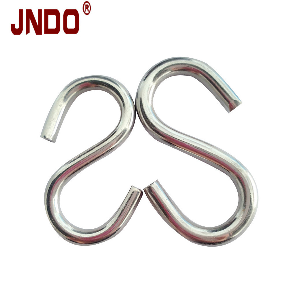 High Quality Stainless Steel Mental Long Arm Wall S Shaped Hooks S Hook