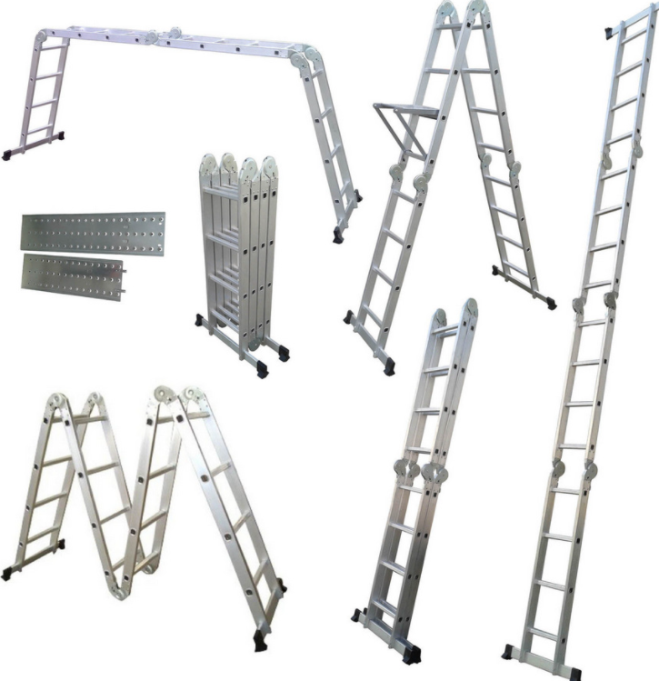 High Quality Good Price Aluminum Multi-purpose  folding Steps Stairs Ladder Aluminum Ladder