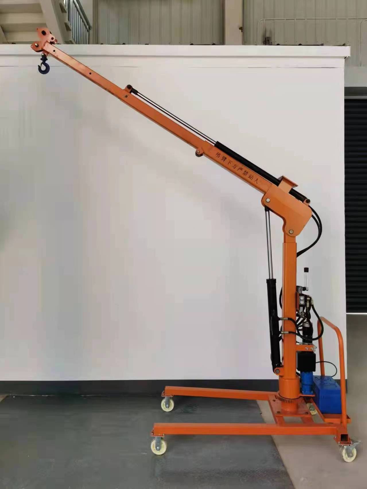 Car Truck Mobile Crane Equipment 360 Jib Crane 6000lbs 12000lbs Small Hydraulic Pump Provided Restaurant Equipment Lifting Tools