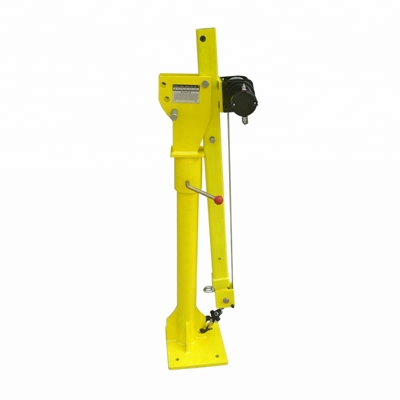 Portable Hydraulic with electric winch 1000lbs 2000lbs Small Pickup Truck Crane