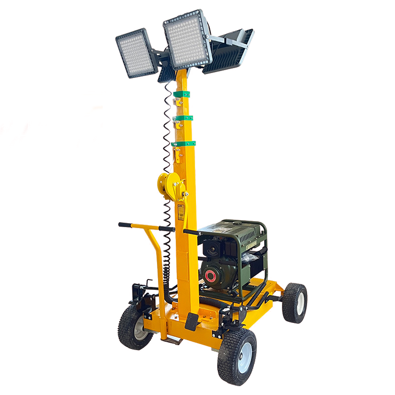 Trailer Mounted Construction Portable Lighting Led Mobile Light Tower