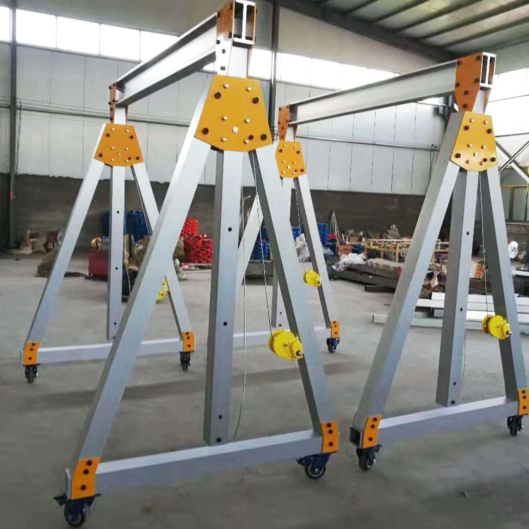 Spare Parts Provided Frame Adjustable Portable Mobile Gantry Crane Hot Selling CE Customized 7.5 Tons United Kingdom 2 Years 100