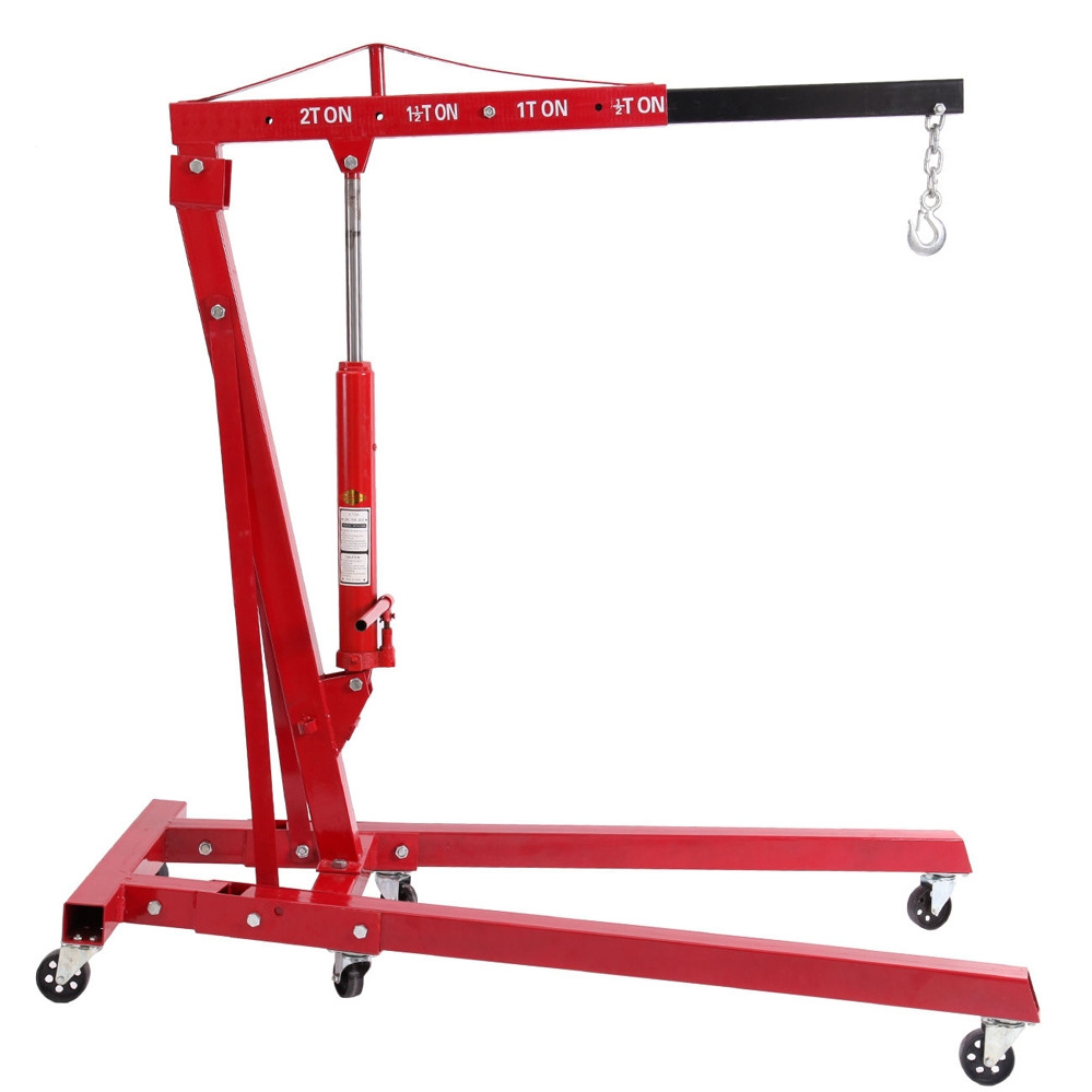 2 Ton Folding Engine Hoist Hydraulic Lifting Hoist Shop Crane