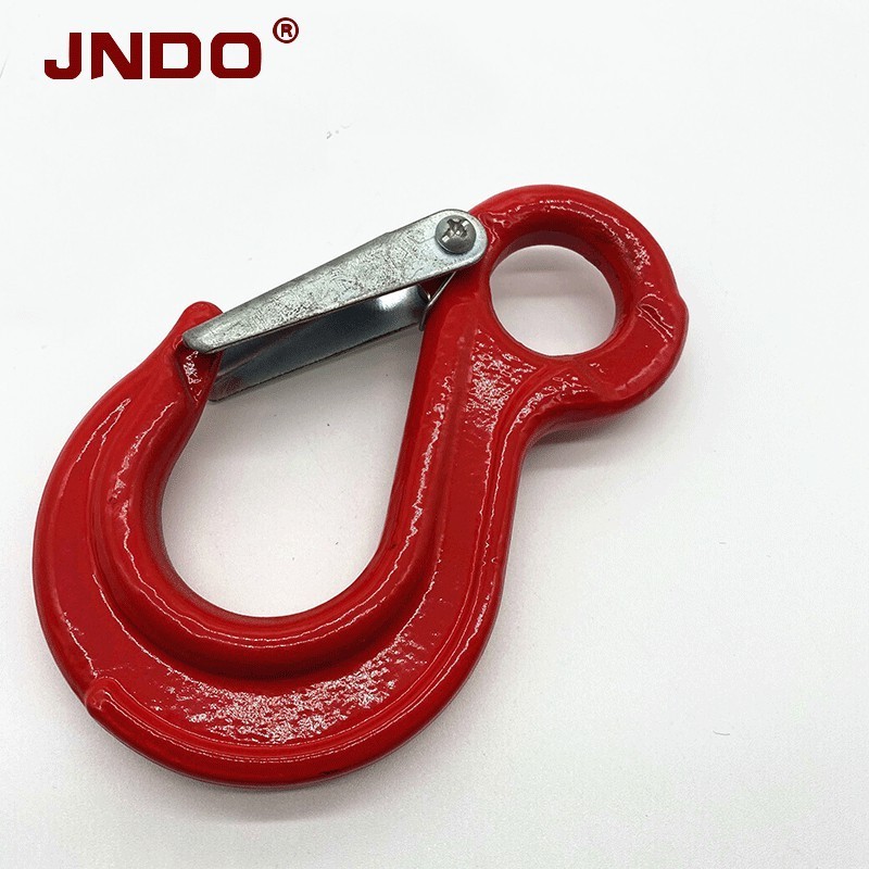 Rigging Hardware G80 Drop Forged Eye Sling Hook with Cast Latch