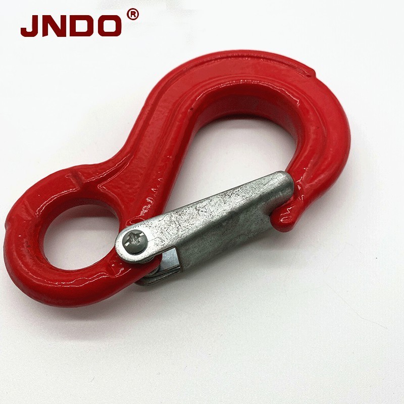 Rigging Hardware G80 Drop Forged Eye Sling Hook with Cast Latch