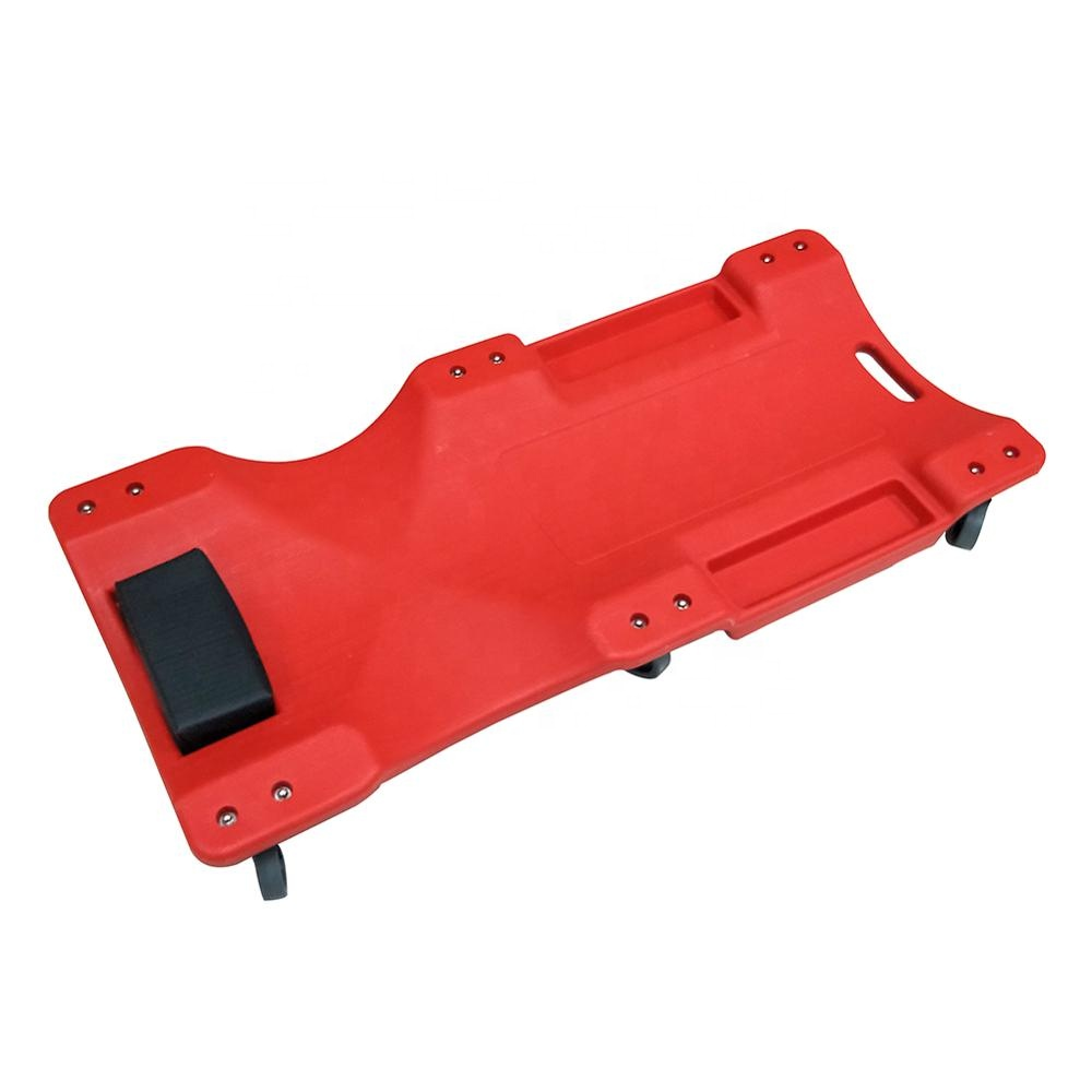 HDPE car creeper  36'' 38'' 40'' car repair tools for work shop Car Mechanic Creeper with Padded Headrest & Dual Tool Trays