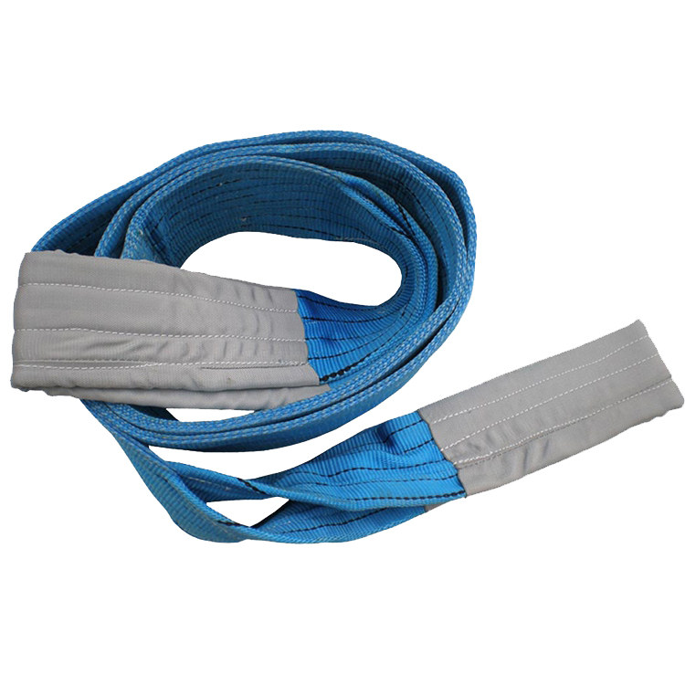 20t 30t 40t crane belt lifting 100% polyester webbing sling 10 ton lifting belt