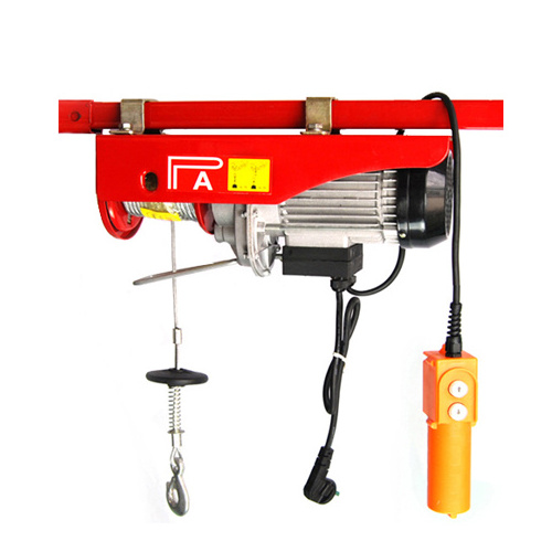 220v 200kg PA Type Car Used Engine Wire Rope Sling Mini Electric Hoist