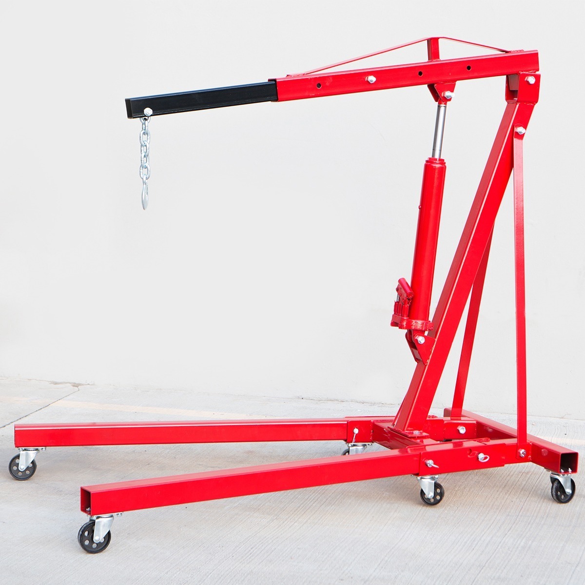 engine lifter crane 1Ton 2 ton Hydraulic Folding Shop Crane Engine Hoist