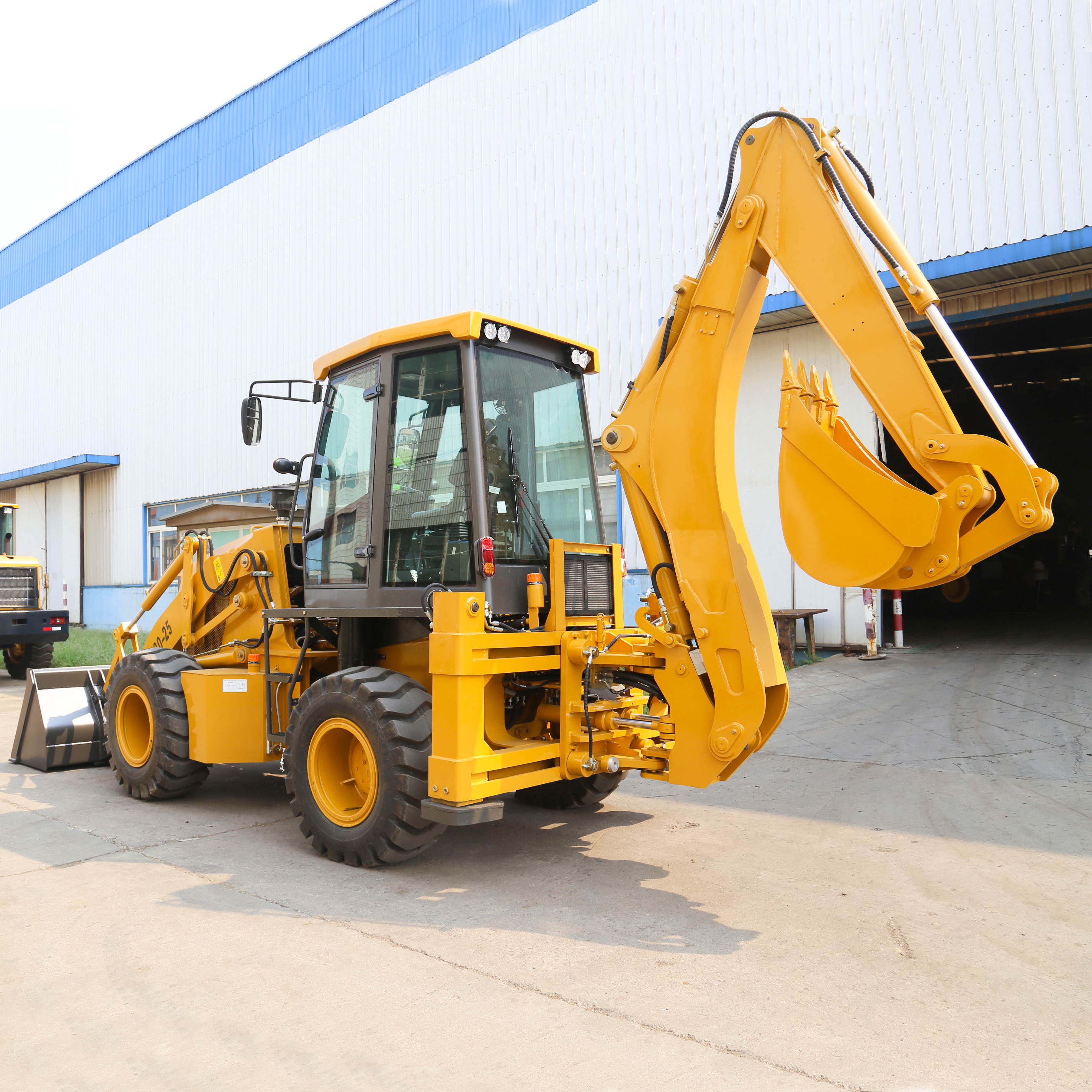 tractor with loader and backhoe 4x4 compact tractor with loader and backhoe