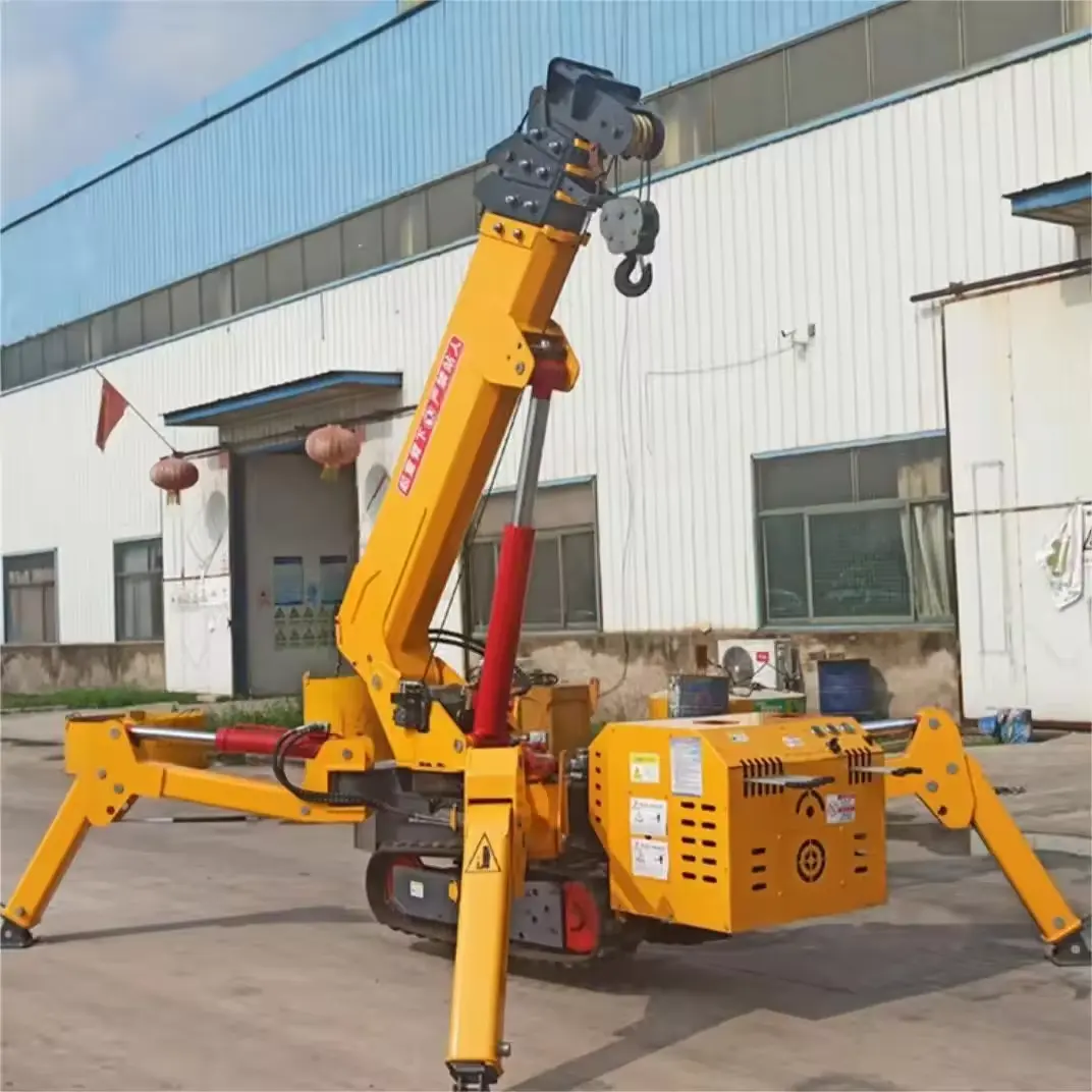 2023 hot sale mobile spider crane mini crane with CE certificate