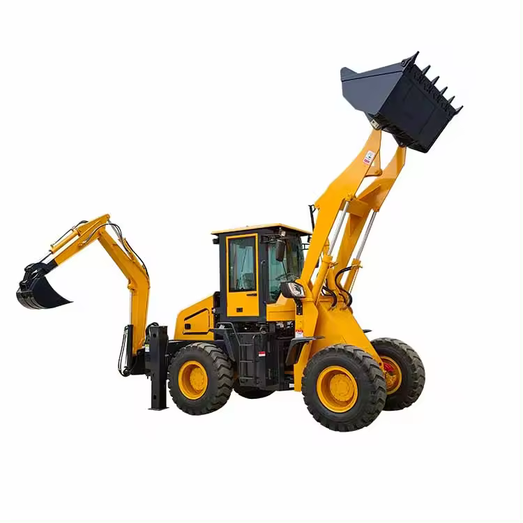 World Famous 4x4 Four Wheel Same Size 4wd Excavator Loader Mini Tractor Backhoe Loader