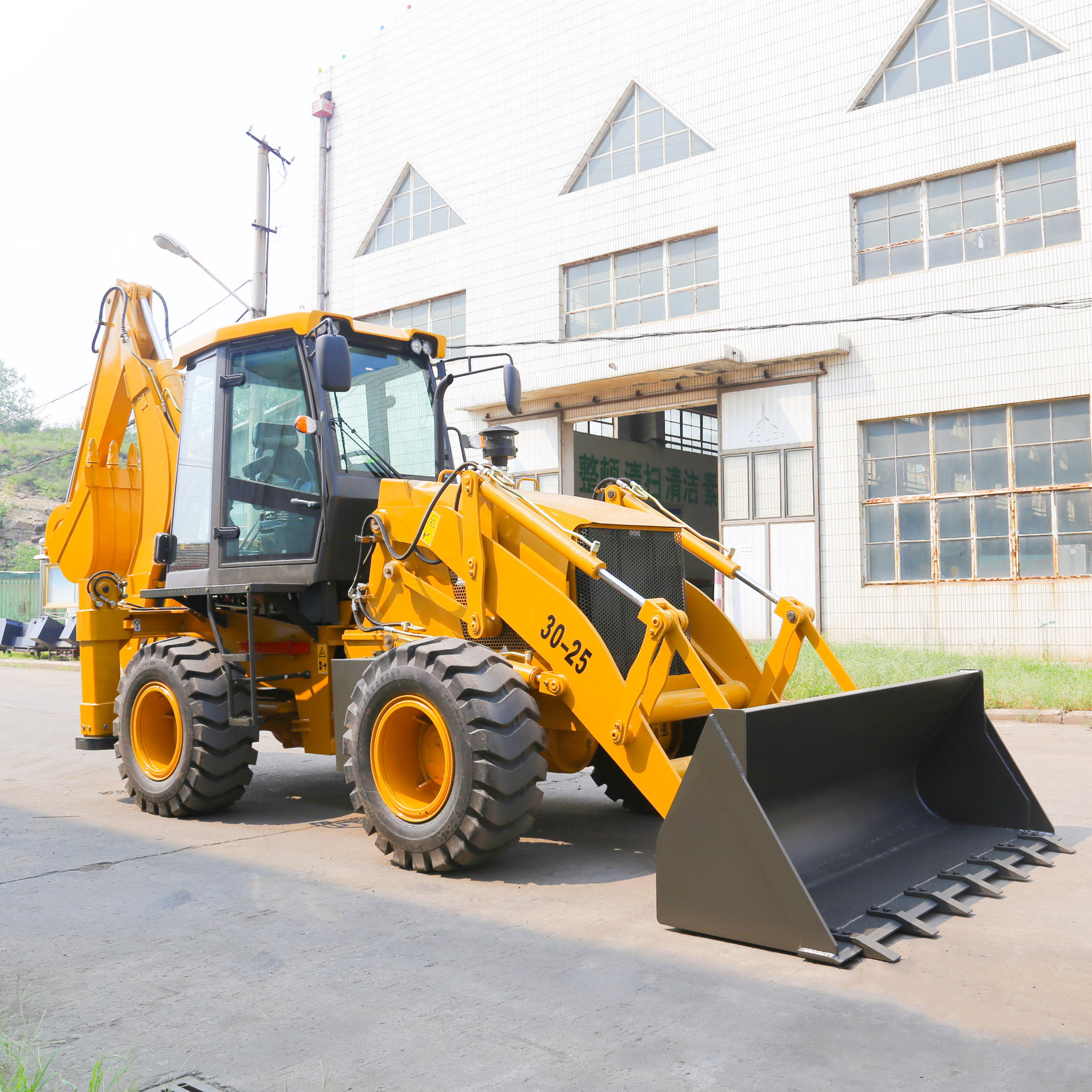 tractor with loader and backhoe 4x4 compact tractor with loader and backhoe