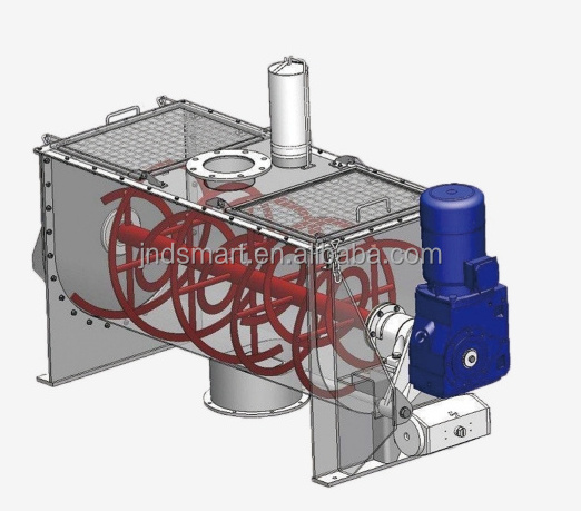 500l-1000L Horizontal Ribbon Spiral Blender Mixer with Manufacturer customized