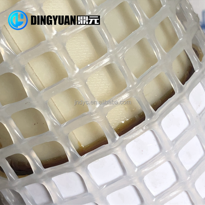 Plastic square shape net pipe mesh tube making machine