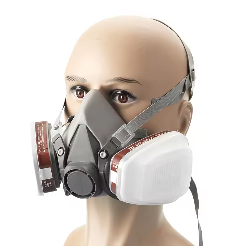 Reusable Gas Mask Respirator Mask Half Face Anti-Chemical/Industrial/Construction Dust Mask