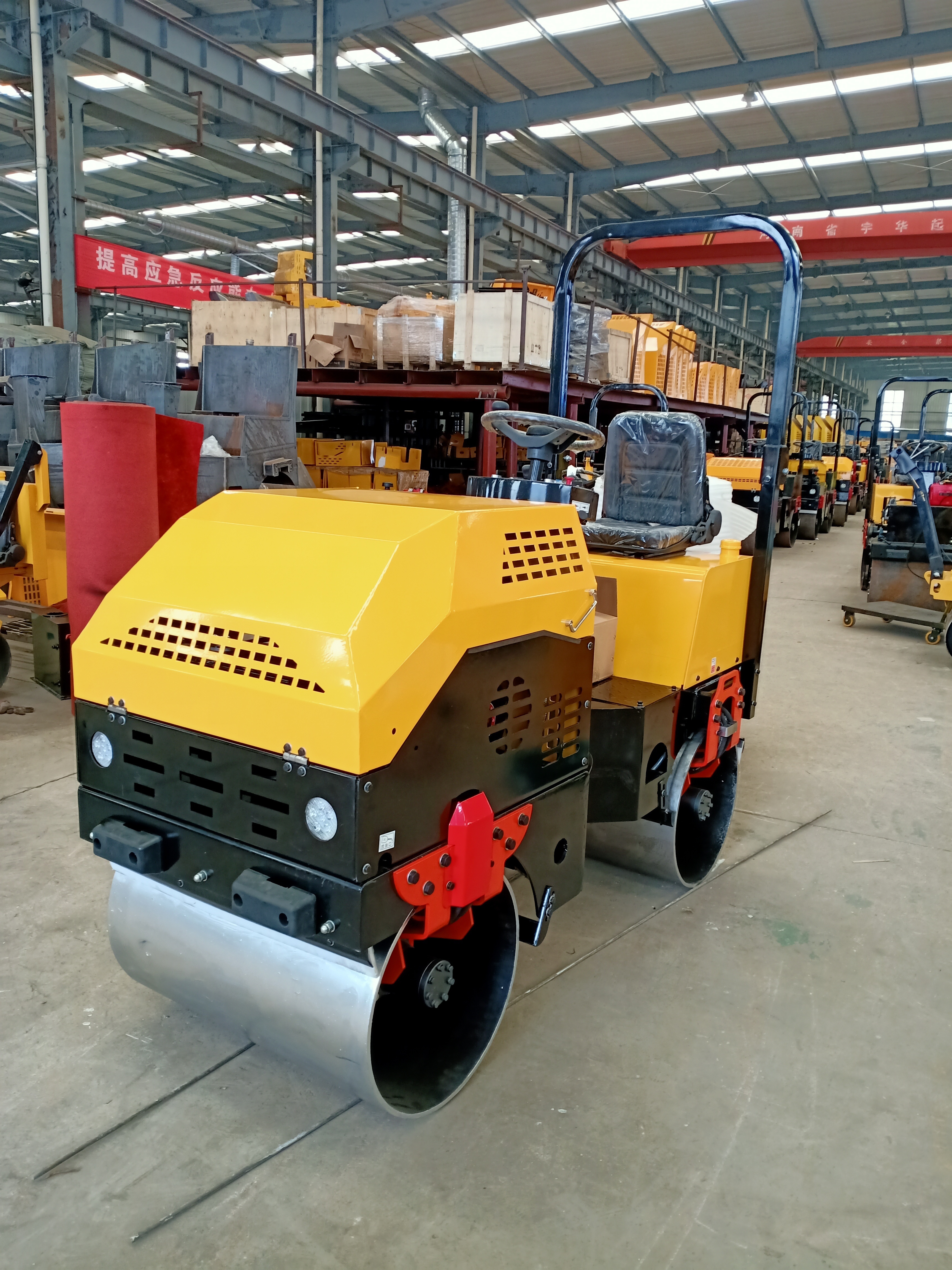 New Double Drum Asphalt Road Roller Ride On Rodillo Compactador