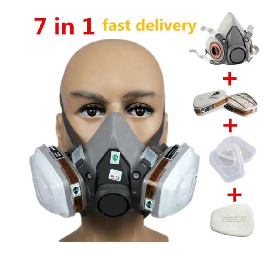 respirator half mask Face Respirator for Painting and Machine Polishing Welding Work Protection construction mask