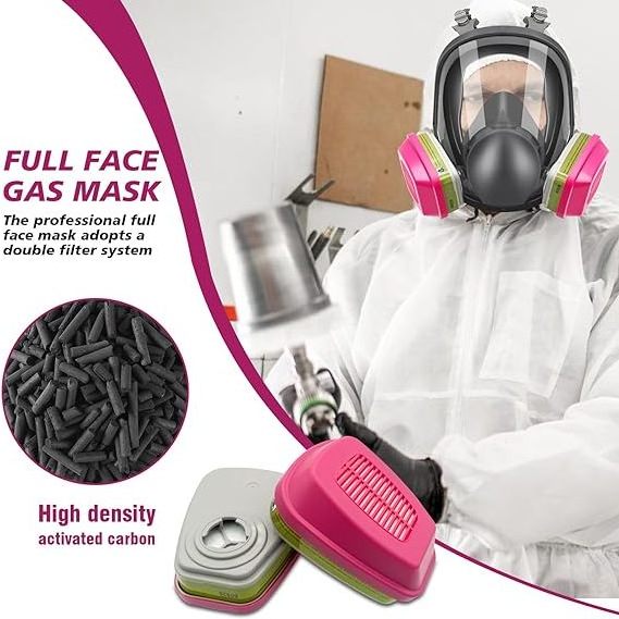 Tactical Full Face Respirator Mask for Chemicals