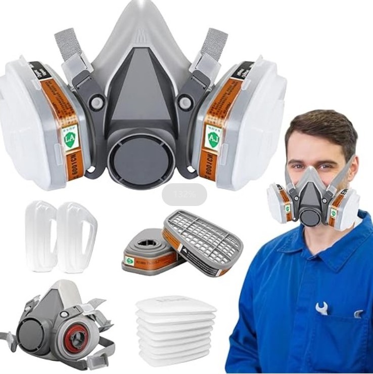 Cheap price Half Face mask Industrial safety equipment anti gas mask dust mask