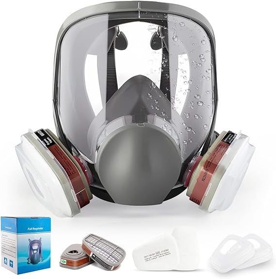 Tactical Full Face Respirator Mask for Chemicals