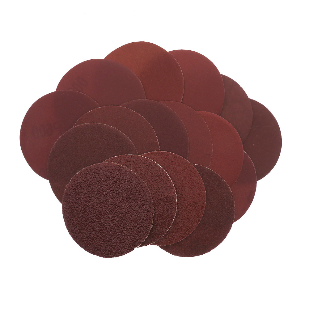 Best Selling Red Aluminum Oxide sandpaper 5inch sanding disc for metal polishing