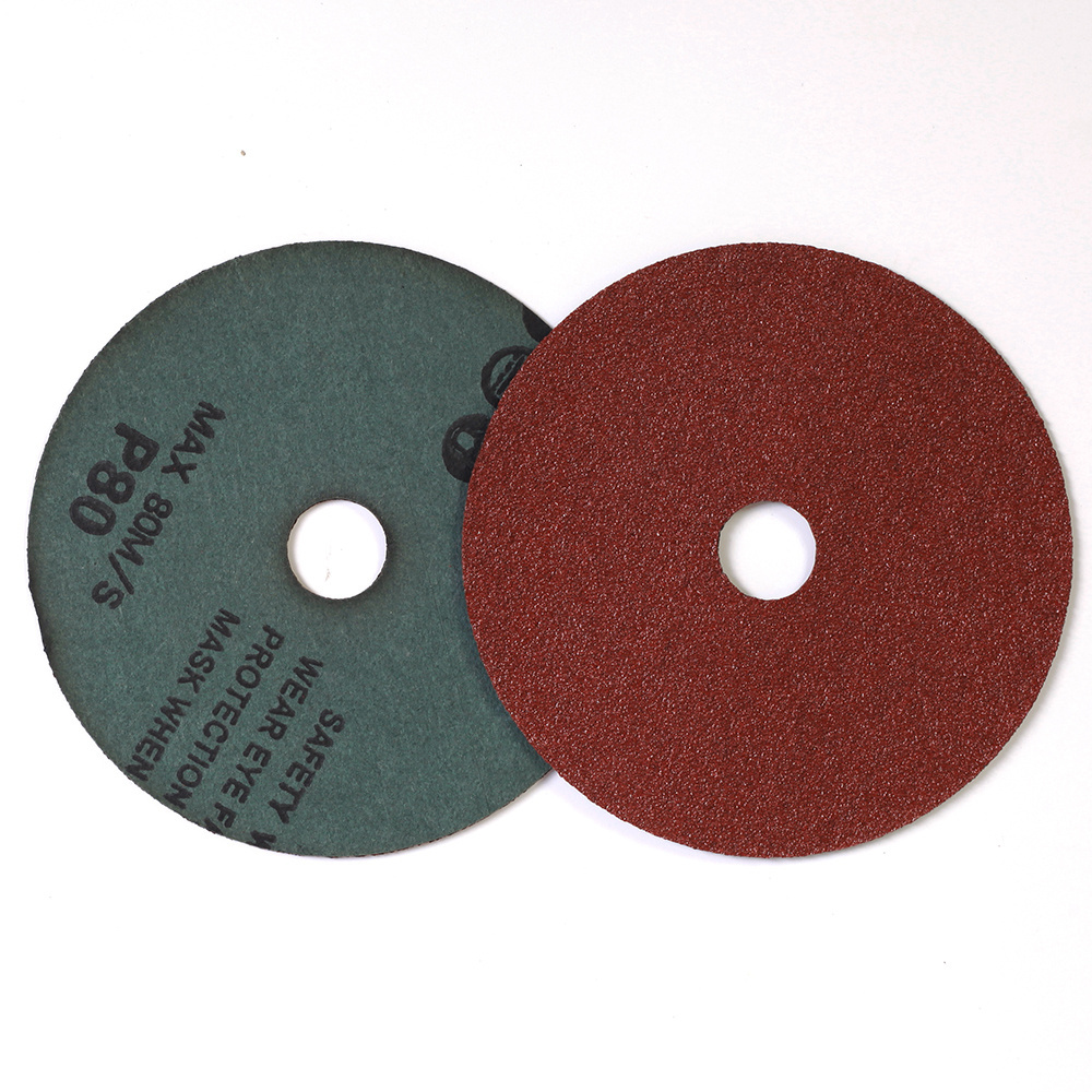 Rigid-soft moderately sharp wear-resistant grinding wheel fiber disc quick change fiber disc