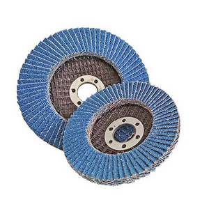 Custom thickening and abrasion efficient grinding zirconium alumina flexible abrasive flap disc wheel for grinding flap disc