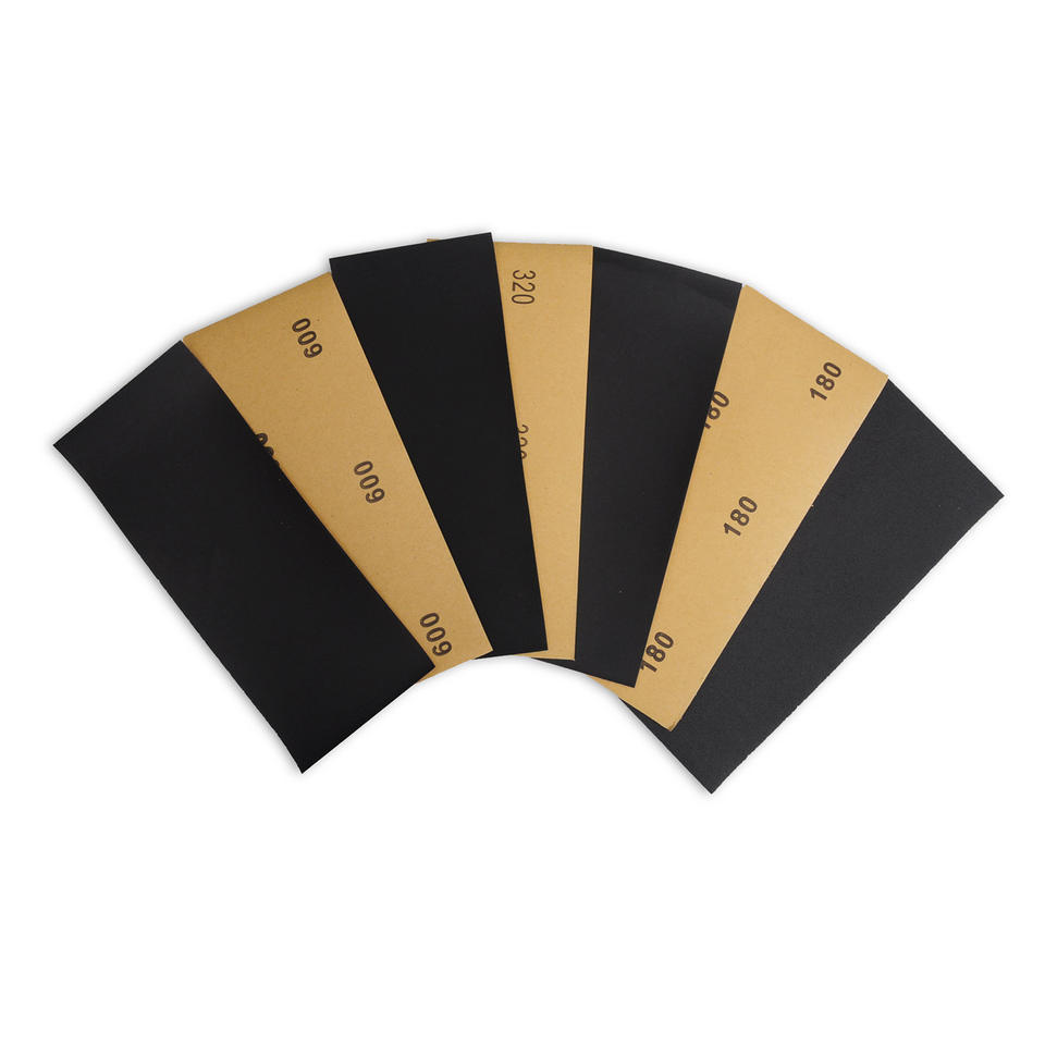 China Manuufacturers Sandpaper P60-10000 Sand Paper Wet Dry Waterproof Abrasive Sanding Sheets Metal Glass Polishing Finishing