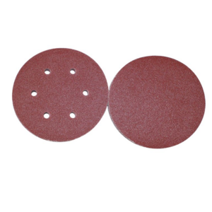 Best Selling Red Aluminum Oxide sandpaper 5inch sanding disc for metal polishing