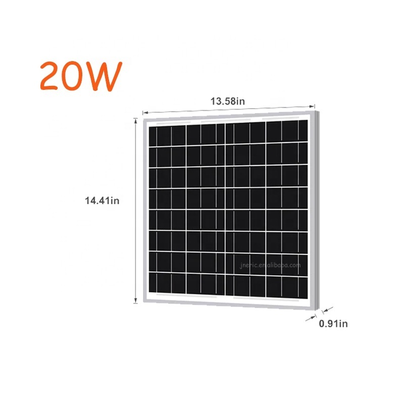 Wholesale small power 20w 30w 50w mono / poly solar panels for solar lamp