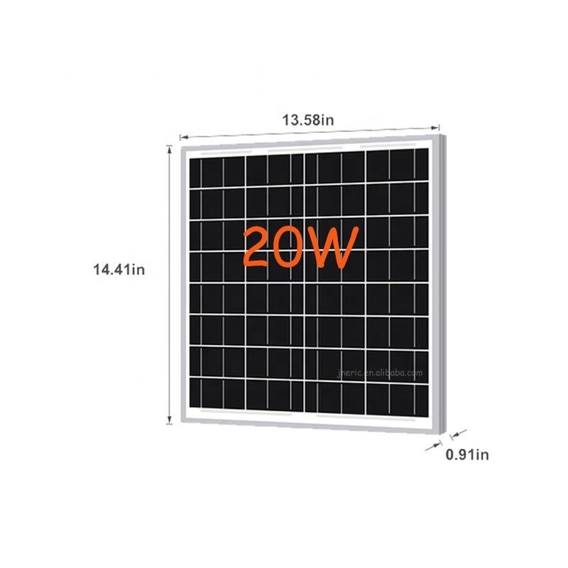 Wholesale small power 20w 30w 50w mono / poly solar panels for solar lamp