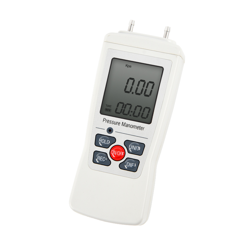 EGDH Differential Pressure Meter 0-500kpa Handheld Digital Display Clean Room Differential Pressure Meter Tester