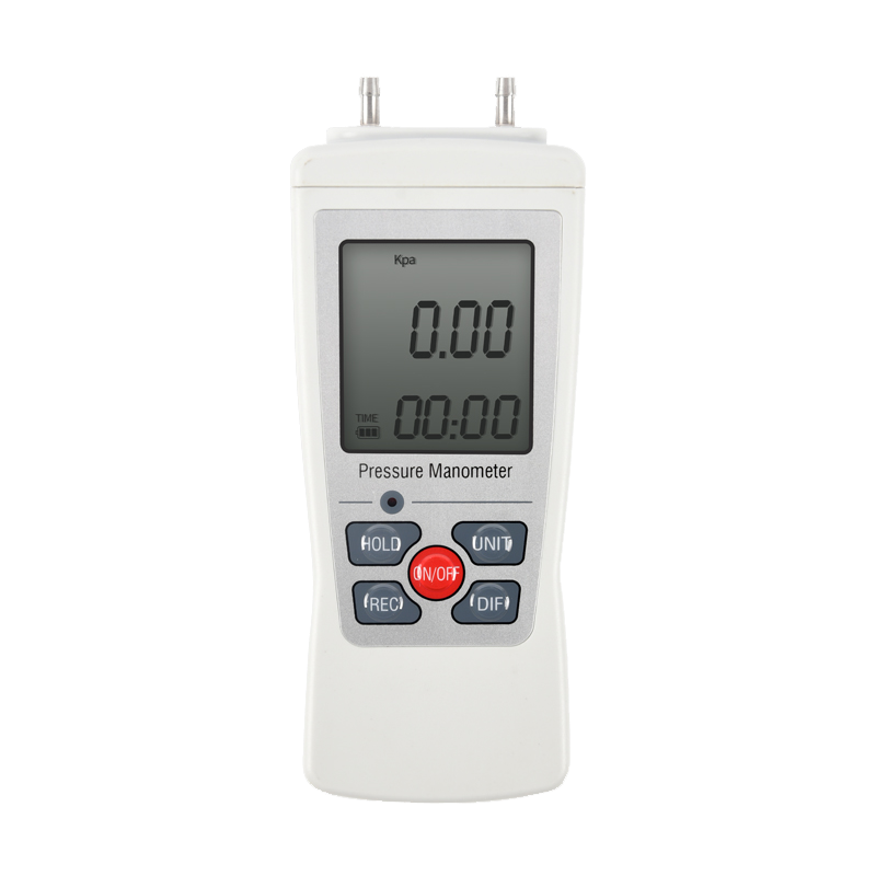 EGDH Differential Pressure Meter 0-500kpa Handheld Digital Display Clean Room Differential Pressure Meter Tester