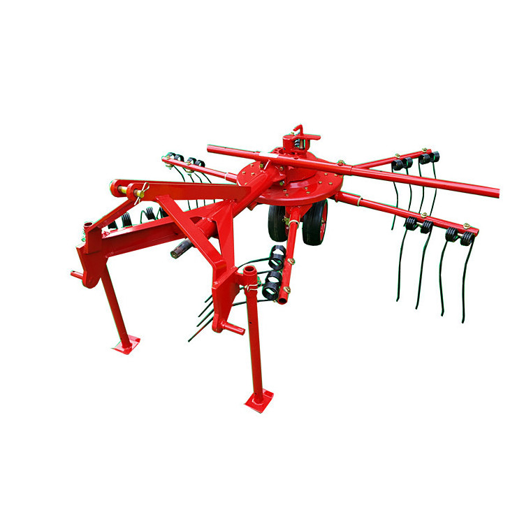 reliable quality rotary hay rake small mini rotary hay rake Tractor with three-point hanging hay rake