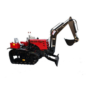 Cultivated Crawler Tractor Farm cultivator rotary tiller 50HP 80HP small crawler tractors