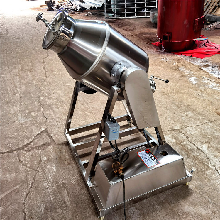 Rotary dead-end mixer 100KG Drum Powder Mixer 30KG/50KG Three-dimensional Motion Mixer