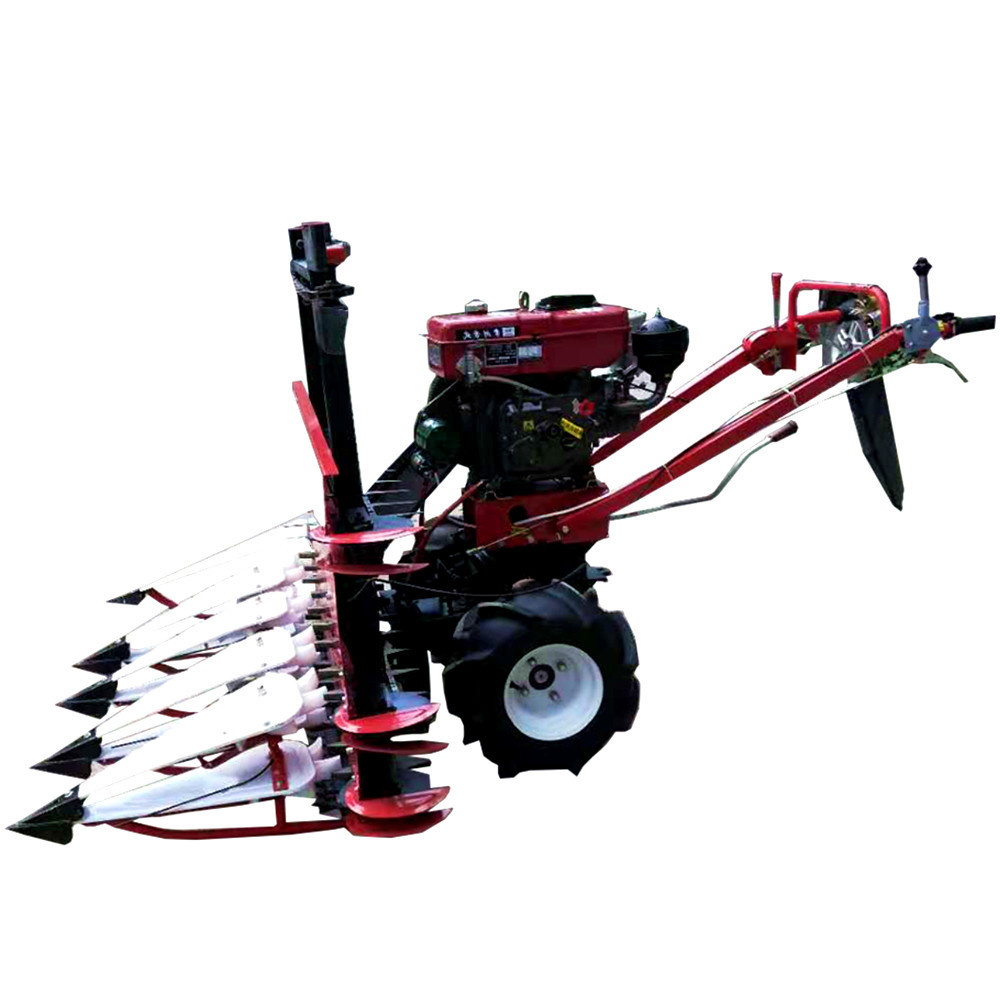 rice swather hand push harvesting machine forage harvester