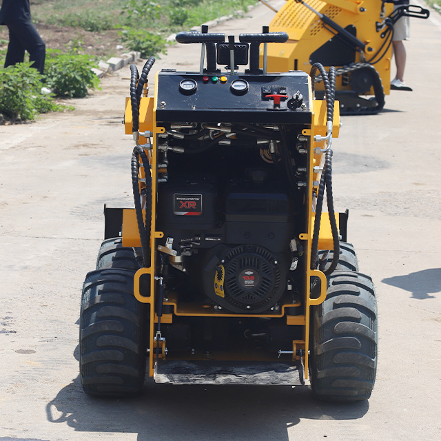 enclosed sweeper loader Can install snow blower loader, Small sliding machine, multifunctional sliding loader