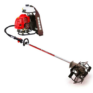 gasoline handheld side hanging and Knapsack lawn mower  lawn scarifier