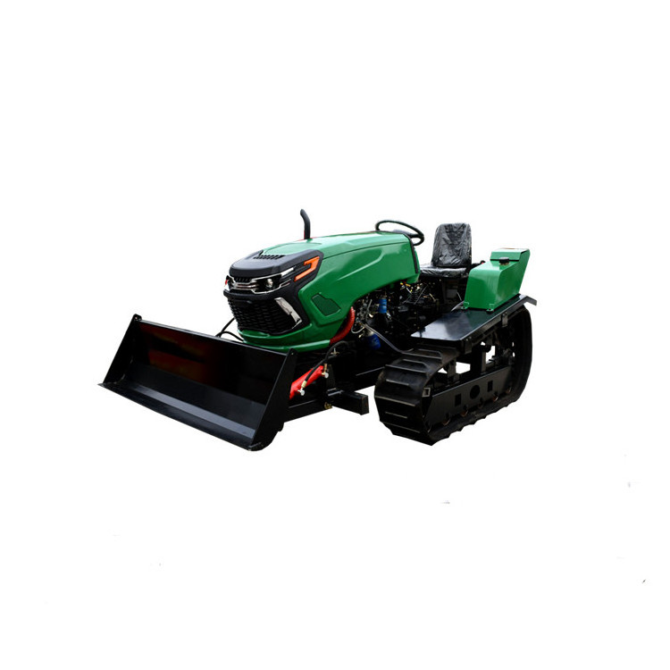 Cheap agricultural mini crawler tractor multifunction diesel 50HP tractor