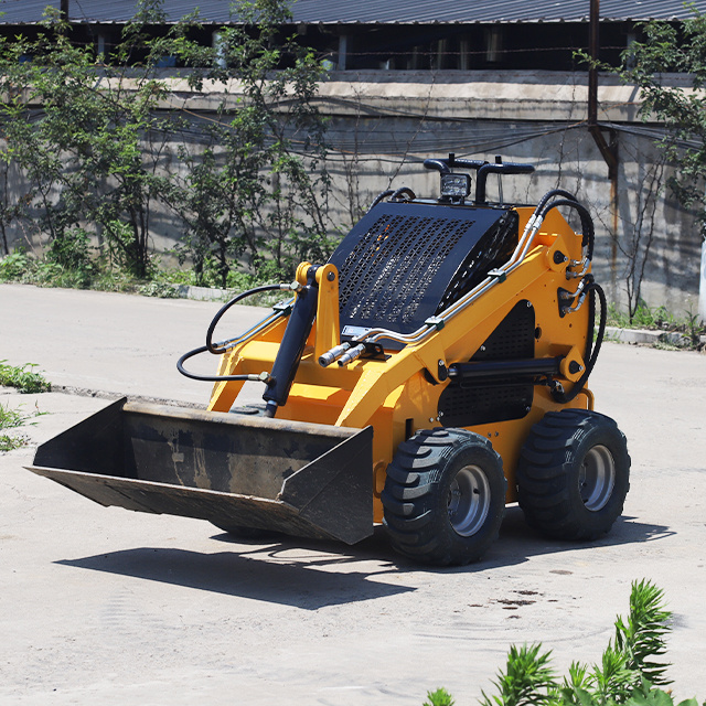 enclosed sweeper loader Can install snow blower loader, Small sliding machine, multifunctional sliding loader