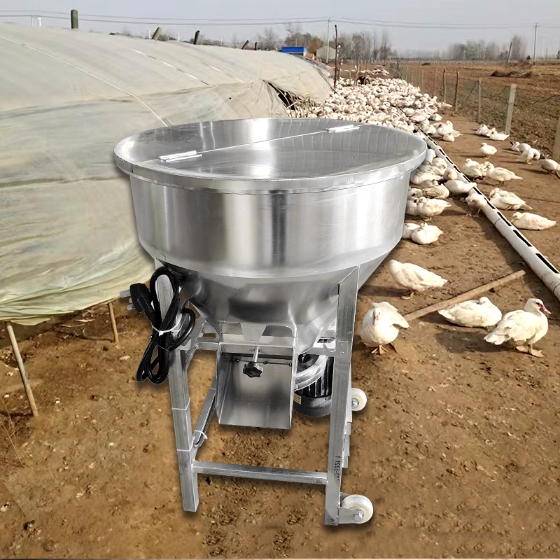 Feed mixer machines  Chicken feed mixer and grinder machine automatic small poultry seed vertical 30kg poultry feed mixer