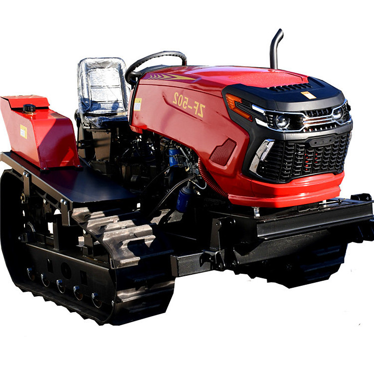 Cheap agricultural mini crawler tractor multifunction diesel 50HP tractor